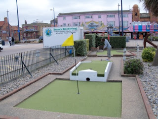 Arnold Palmer Putting Crazy Golf course in Great Yarmouth, Norfolk