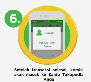 komisi menjadi agen tokopedia