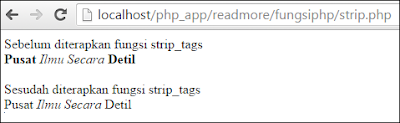 remove certain tag html using strip_tags in php