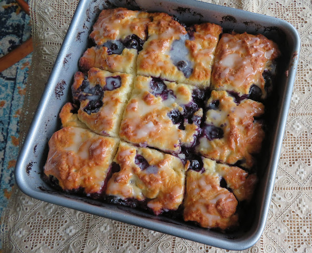 Blueberry Butter Swim Biscuits