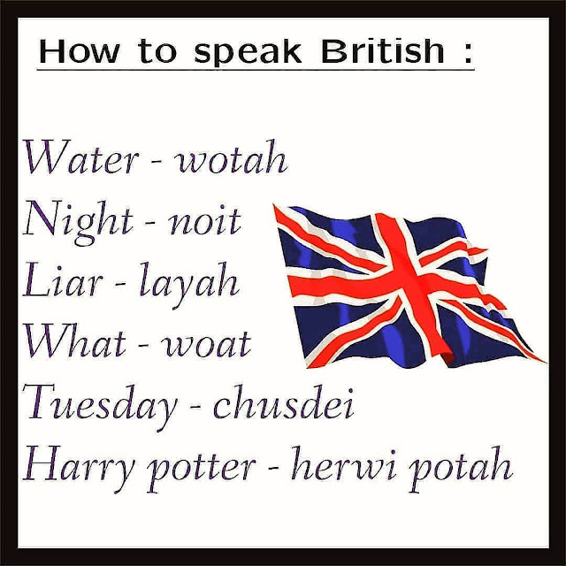 How to speak British?