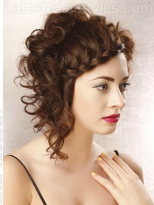 natural short curly hairstyles