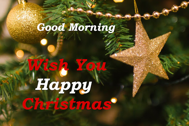 Good Morning Wish You Happy Christmas