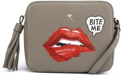 Hand Painted Bite Me Bag