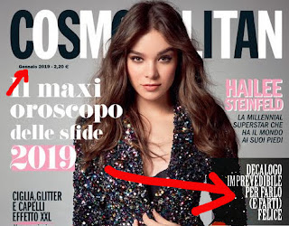 Cosmopolitan Gennaio 2019, intervista angela flammini, copertina