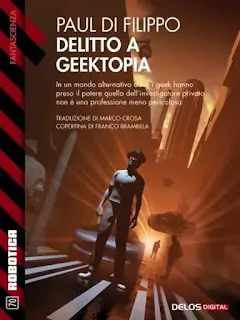 La copertina di Delitto a Geektopia - Robotica 70