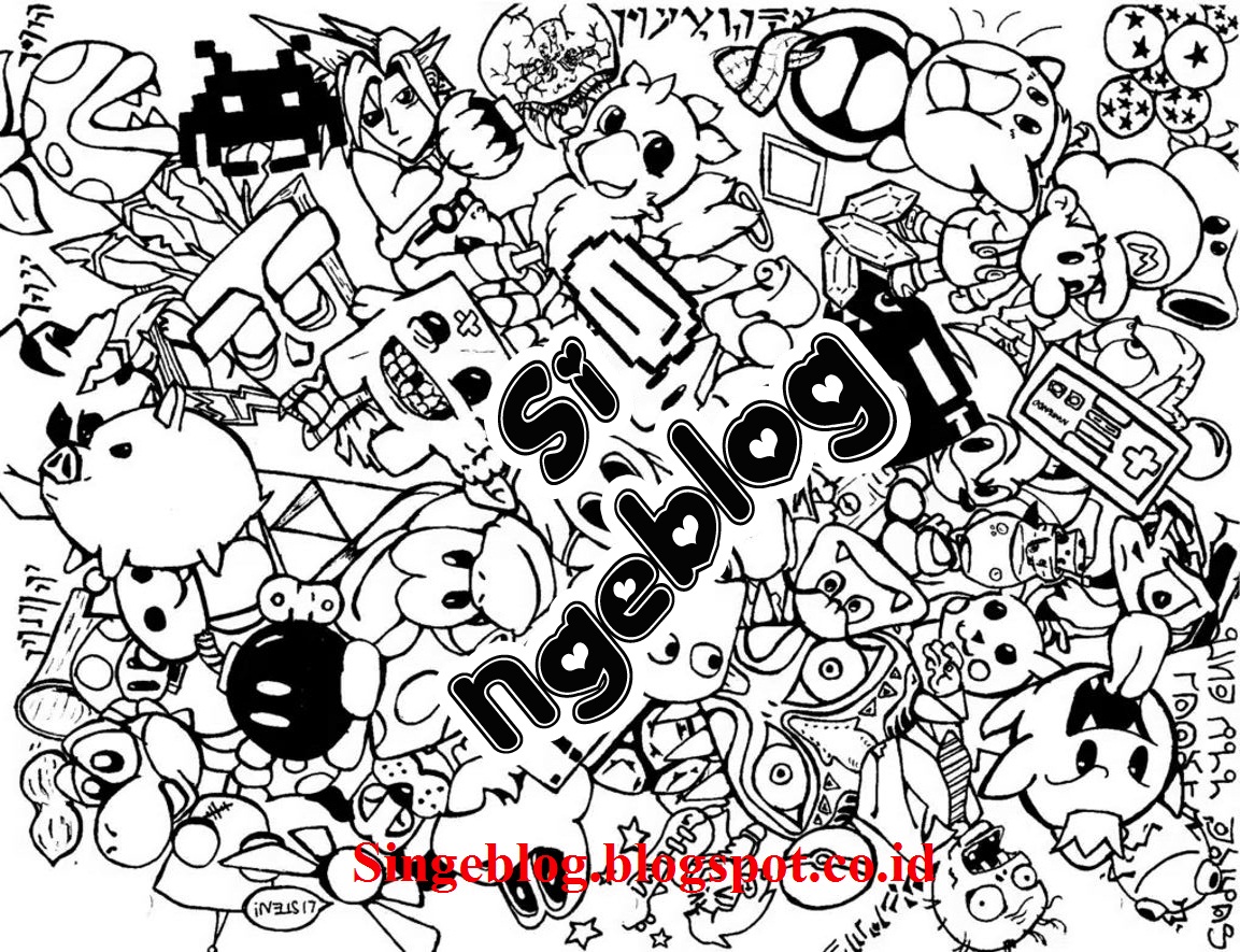 Tutorial Membuat Doodle Name Art Di Photoshop Si Ngeblog