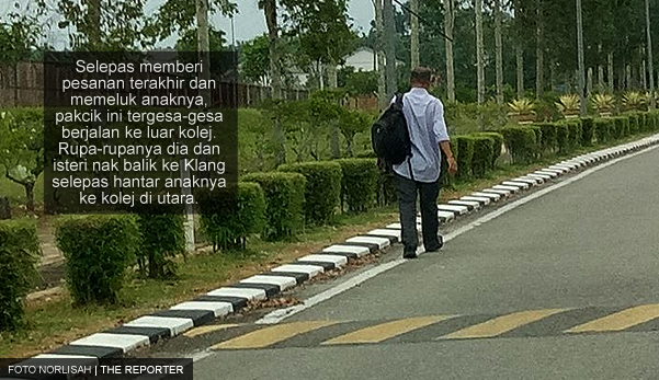 'Pakcik ini bekerja sebagai buruh binaan, berkorban hantar 