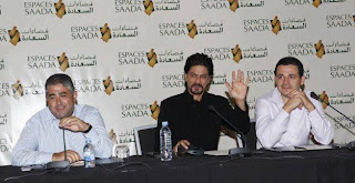 Shahrukh Khan at Espaces Saada Press Conference in Casablanca