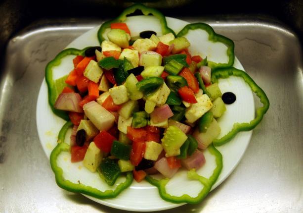 Salad arrangement ideas