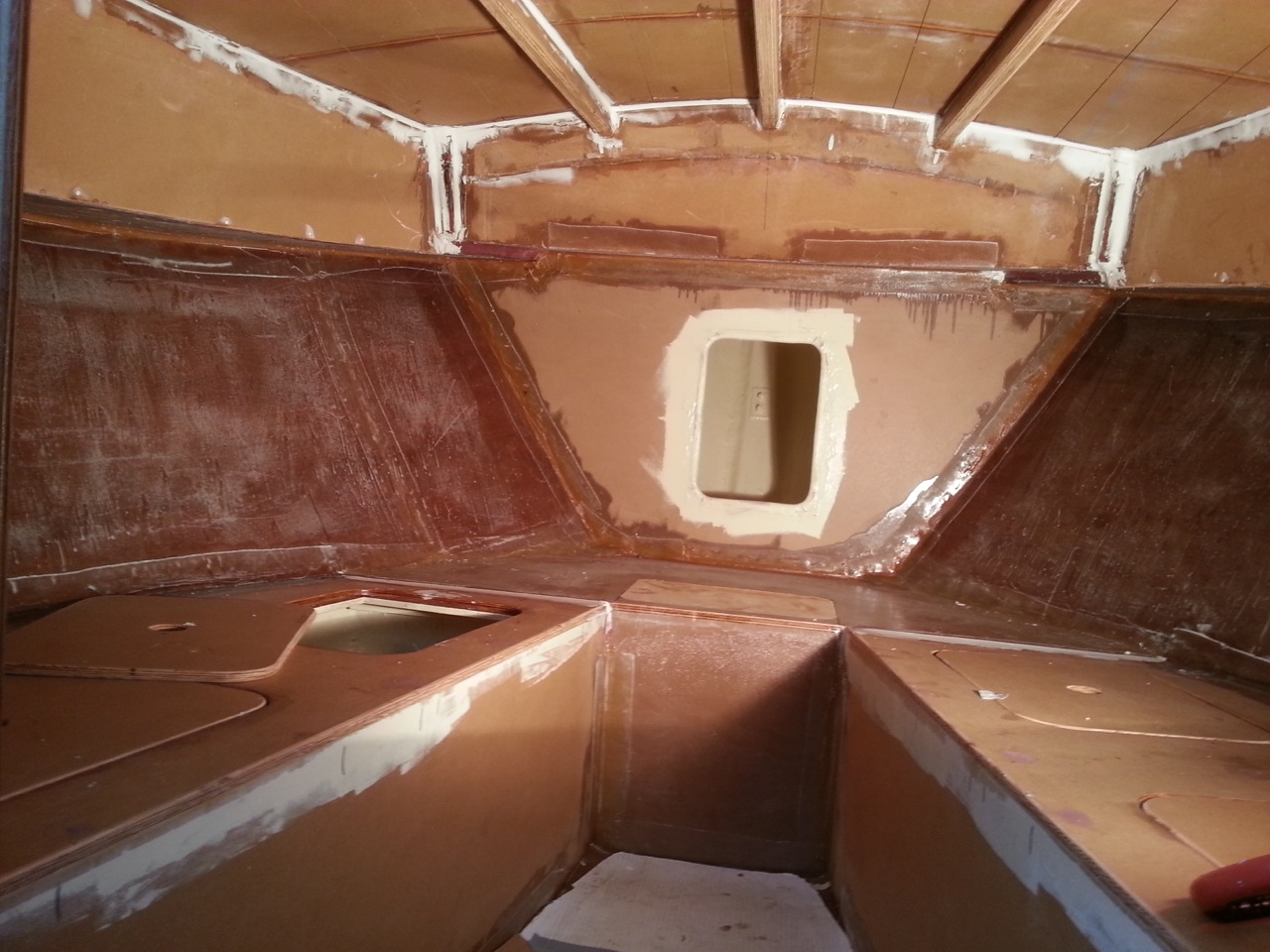 Great Alaskan 28ft Boat Build: Cuddy Cabin is almost completeneeds 