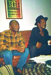 The writer Joel Savage and Gregory Isaacs