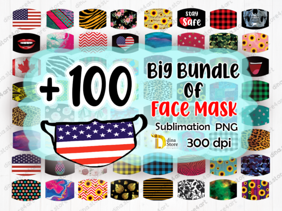 Bundle of Face Mask Sublimation  
