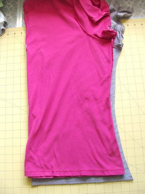 use existing shirt for pattern when resizing t-shirt