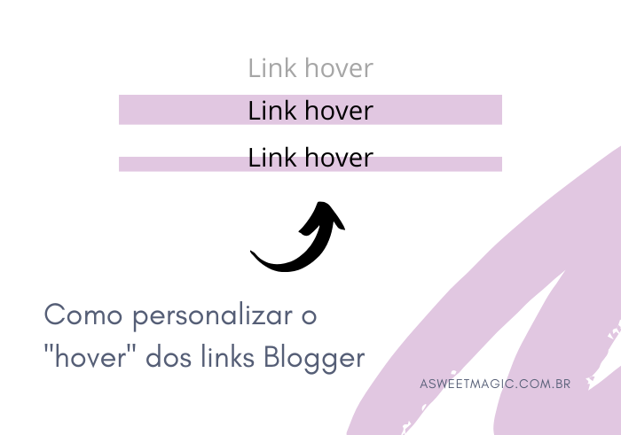 Como colocar efeito hover no link - Blogger