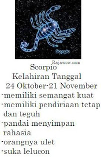 ramalan bintang scorpio