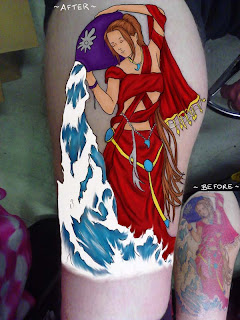 Zodiak Tattoos Gallery - Aquarius Tattoo