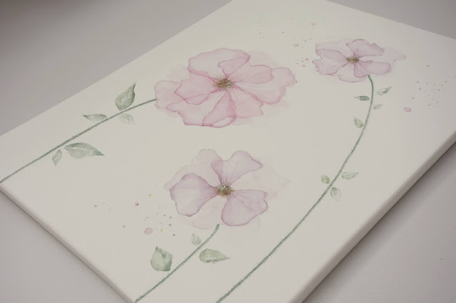 waterpainting flowers