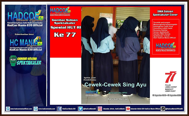 Gambar Soloan Spektakuler Versi HUT RI ke 77 - SMA Soloan Spektakuler Cover - Dirgahayu Republik Indonesia