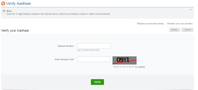 Aadhar Card Verify Kaise Kare