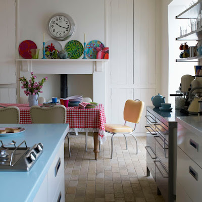 kitchen etc on Lavender   Lilies  Retro Kitchen Inspiration