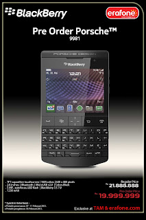 Harga Blackberry Porsche 9981 Rp 19.999.999