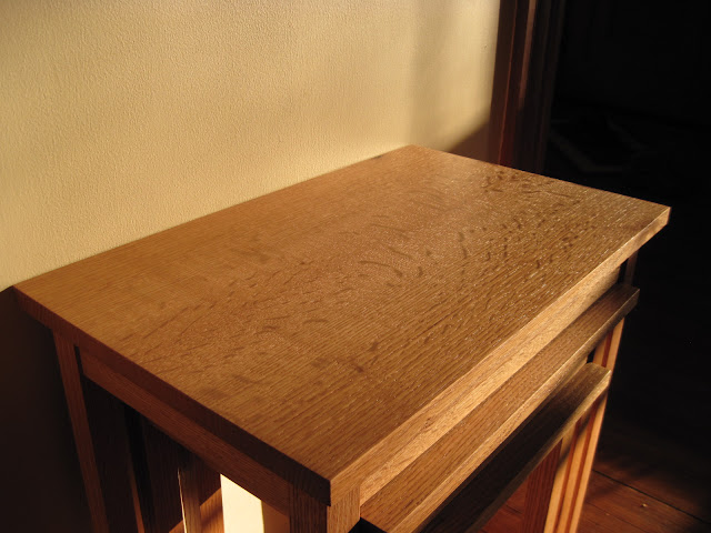 Red Oak Nesting Tables