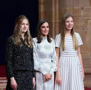Princess Leonor and Infanta Sofia in Asturias awards