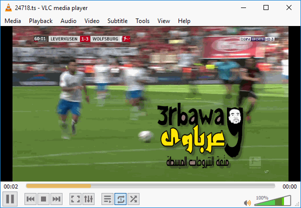 طريقة تشغيل روابط iptv على مشغل VLC Player