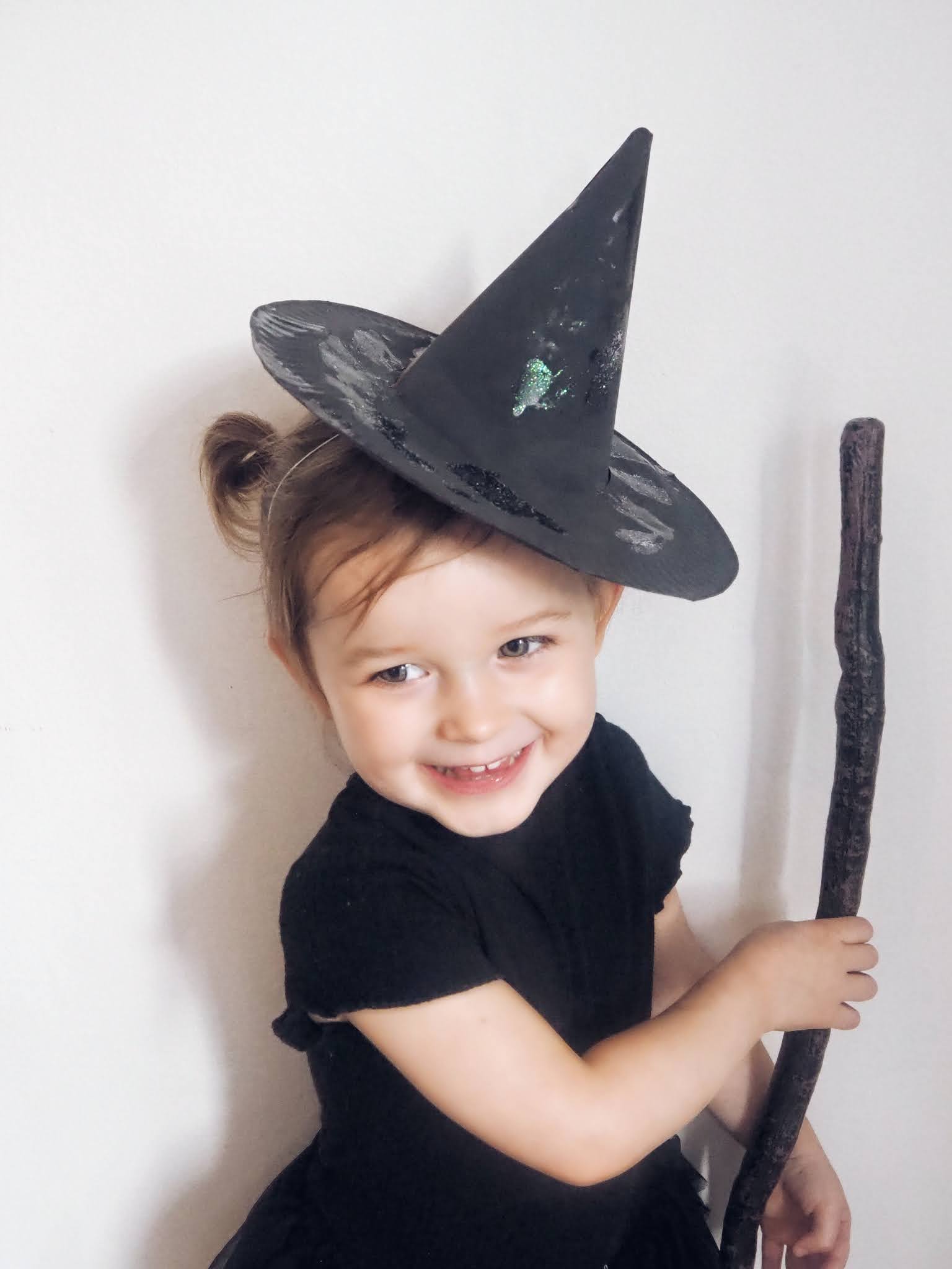 Toddler halloween witches hat