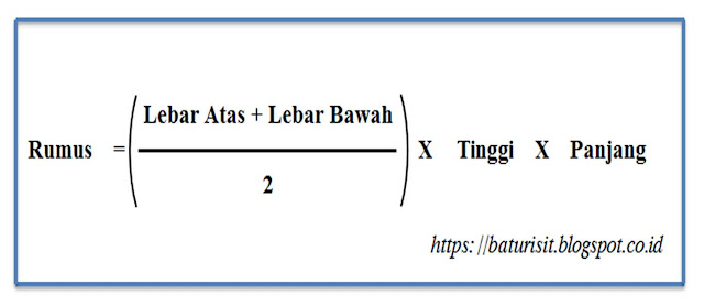 Rumus menghitung pasangan batu