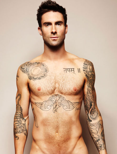 Adam Levine Shirtless