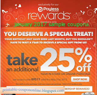 Free Printable Payless Shoes Coupons