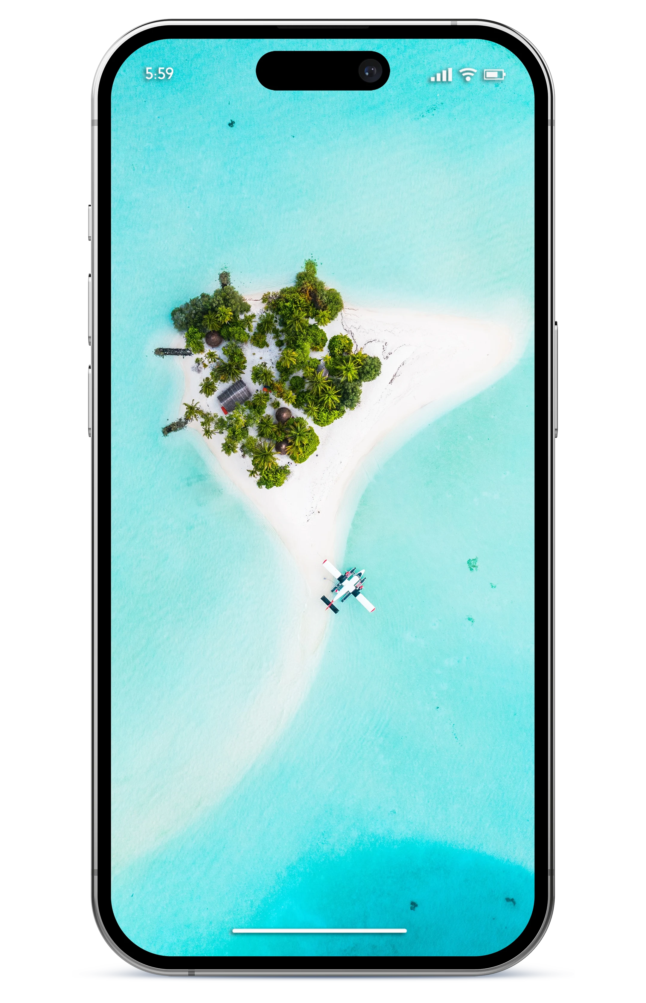 Premium Vector  New phone dynamic island wallpaper background