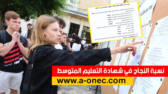 نسبة النجاح في شهادة التعليم المتوسط 2023 في كل الولايات - أخبار وزارة التربية الوطنية - الجزائر