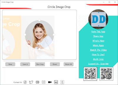 how to crop photo in circle