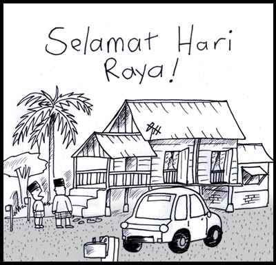 *: Koleksi Kad Hari Raya Kartun