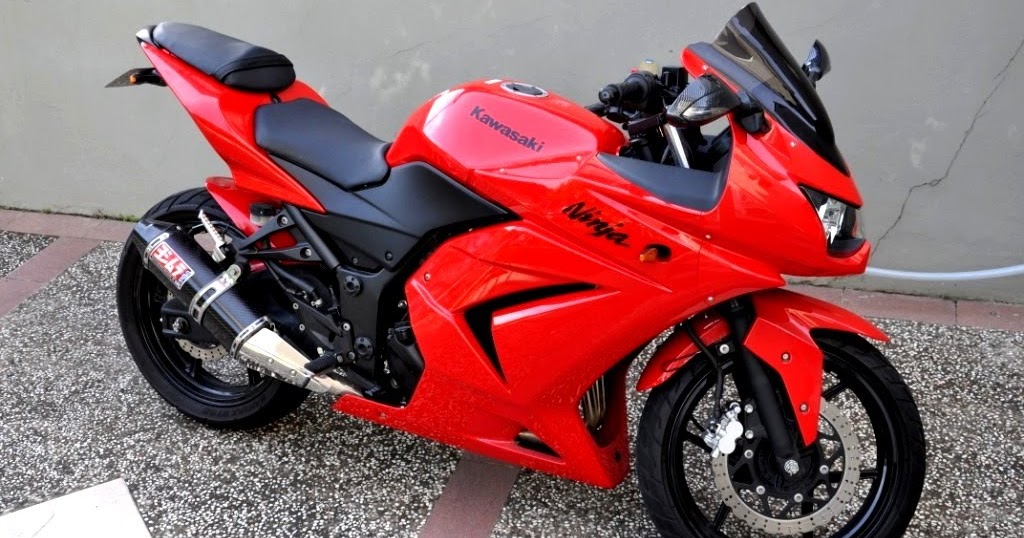 Beat modifikasi drag: Ninja 250 Merah Modifikasi