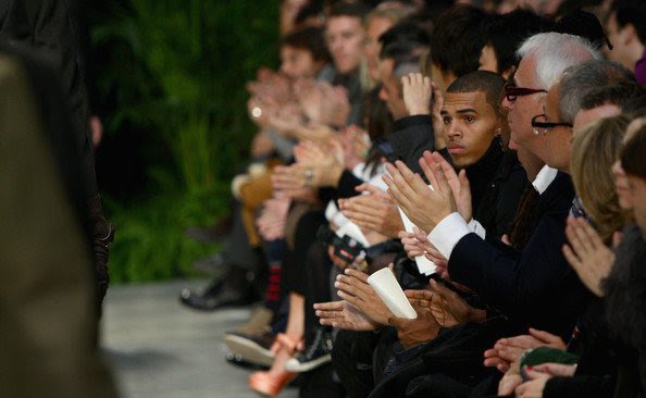 Chris Brown+Fashion Wk Milan+fashionablyfly.blogspot.com