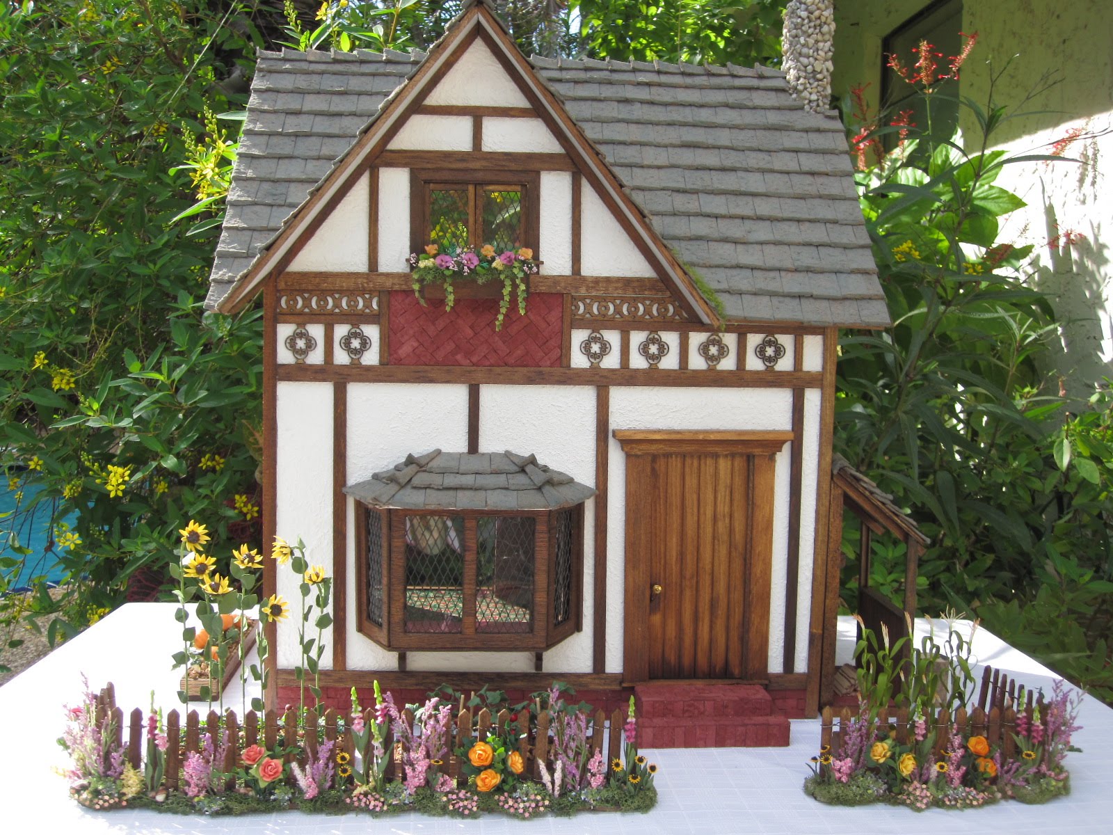 dollhouses by robin carey: the garden cottage tudor