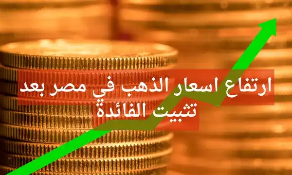 لماذا ارتفع سعر الذهب في مصر بعد تثبيت الفائدة؟