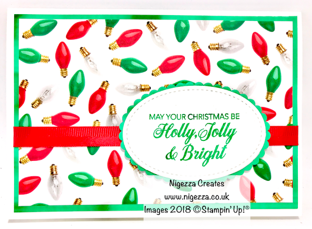 Merry & Bright Quick Christmas Card Nigezza Creates