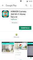 Aplikacja HYKKER Camera 360 Wi-Fi Home Secure