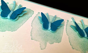 Happy Watercolor Butterfly Birthday Card - with instructions!  Check out this blog