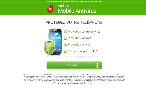 Obtenez Mobile Security AntiVirus maintenant! Pour free download 