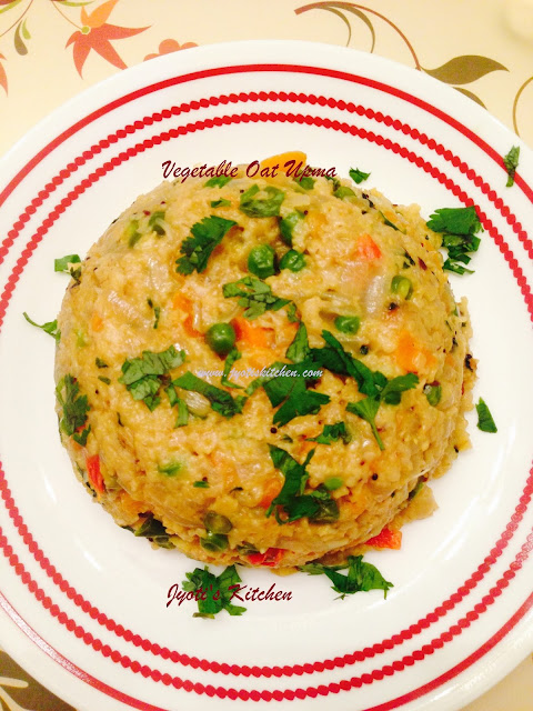 Vegetable Oat Upma Recipe