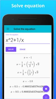 تحميل أفضل آلة حاسبة علمية متطورة للاندرويد Math Solver