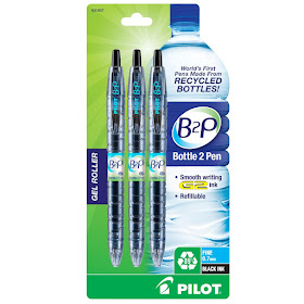 pilot bottle 2 pens plastic pen recycled amazingness