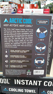 Arctic Cool Instant Cooling Towel to lower core body temperature