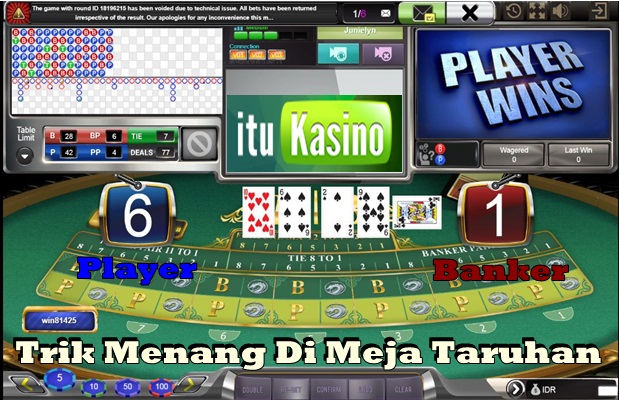 Cara Menang Bermain Judi LiveCasino Di Meja Taruhan